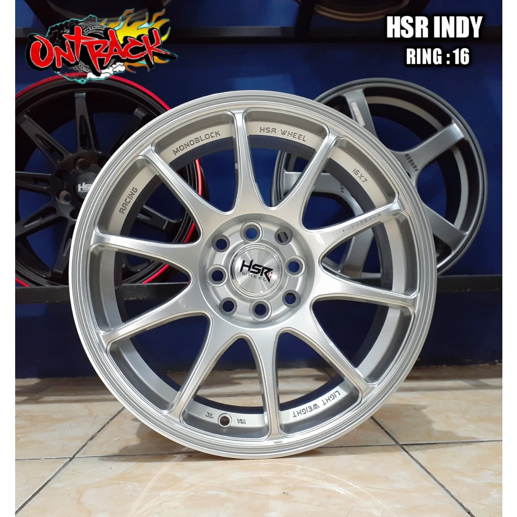 velg mobil vios r16 / velg mobil avanza r16 / velg mobil brio r16 velg mobil yaris r16 type hsr indy
