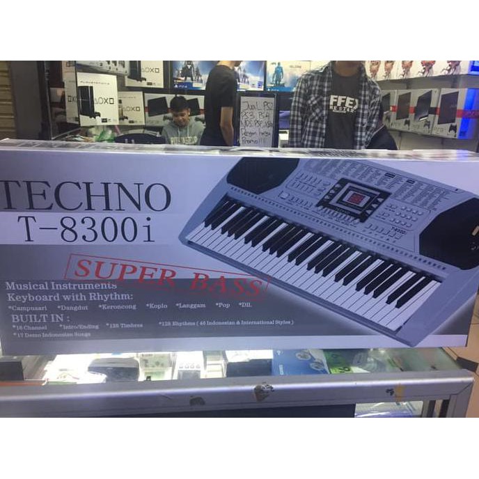 promo keyboard piano techno t-8300i diskon