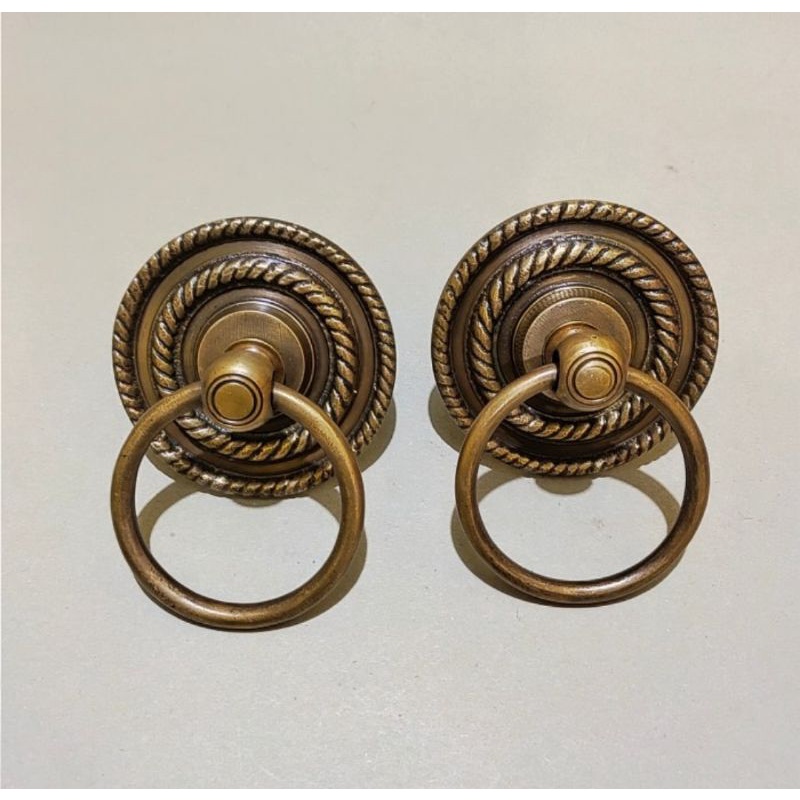 Handle Pintu Tarikan Pintu Kupu Tarung Gebyok Motif Tali