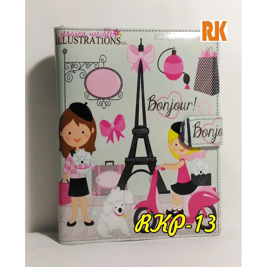

BD--91 Binder KULIT SINTETIS 20 Ring Paris Vespa (RKP-13)