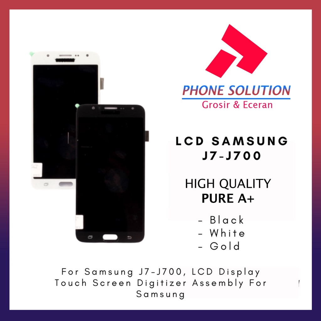 LCD Samsung J7 J700 Fullset Touchscreen // Supplier LCD Samsung - Garansi 1 Bulan