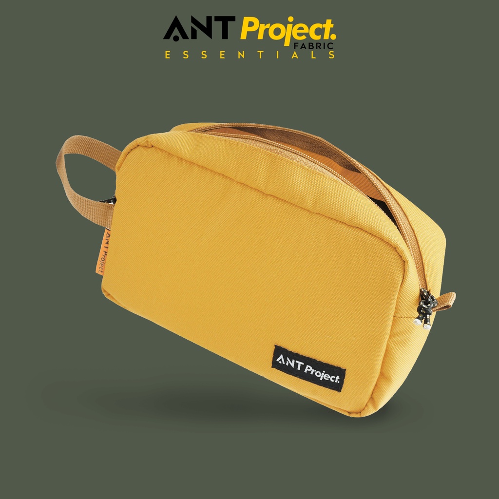 ANT PROJECT - Tas Tangan Cluct Bag IRISH YELLOW - Pouch Bag Unisex