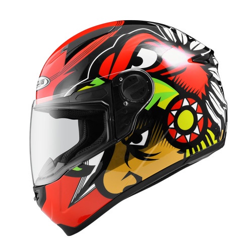 ZEUS ZS811 BLACK AL 29 RED | HELM FULL FACE | ORIGINAL ZEUS