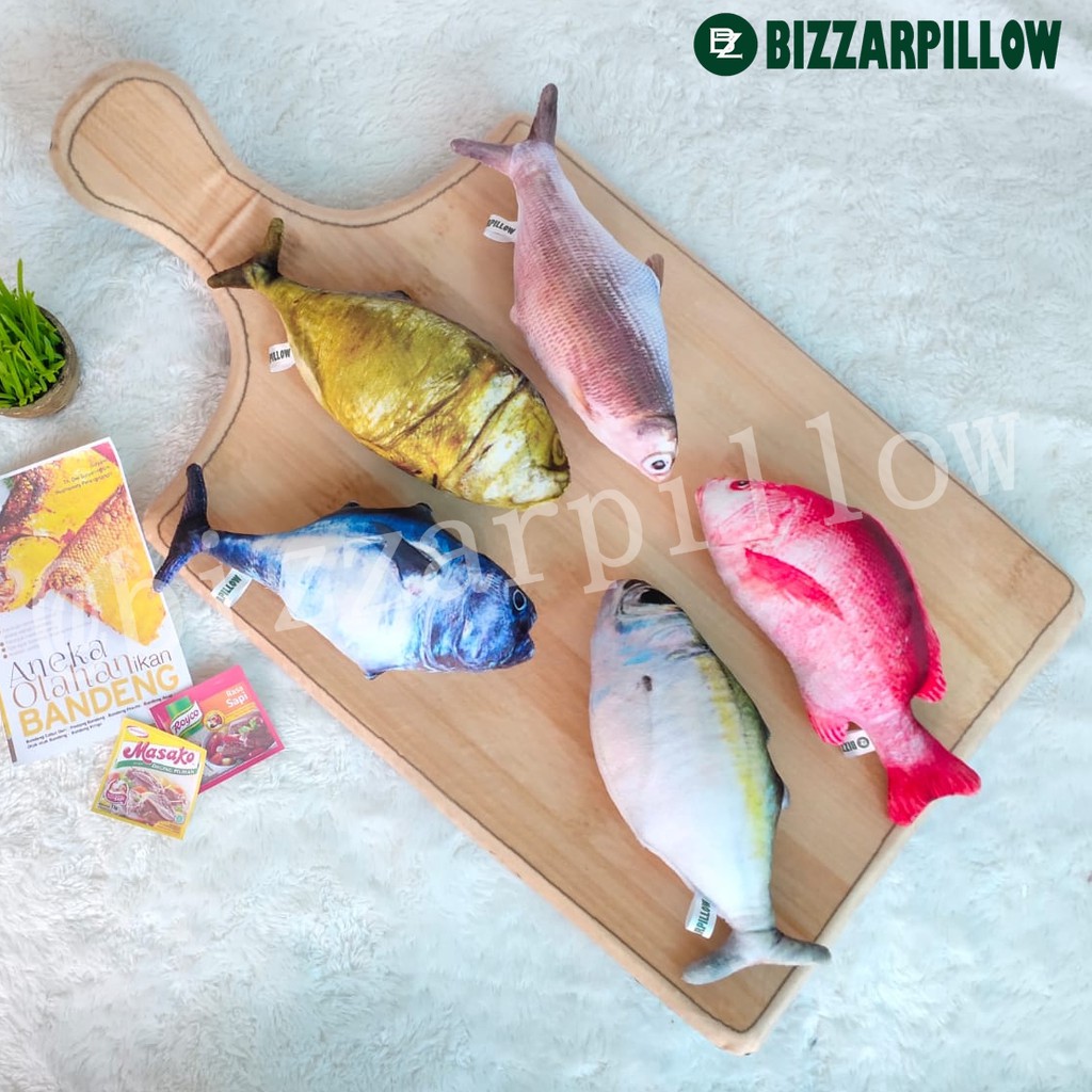 Bizzarpillow Bantal Ikan Asin Size S BZ069