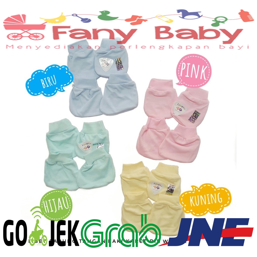 Libby Sarung Tangan Kaos Kaki Polos Rib