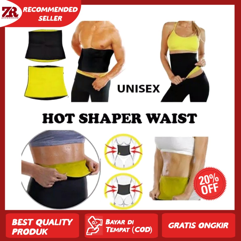 Terlaris Hot Shapers Slim Waist Korset Perut Bakar Lemak Pelangsing Sport Pembakar Lemak Perut Ori