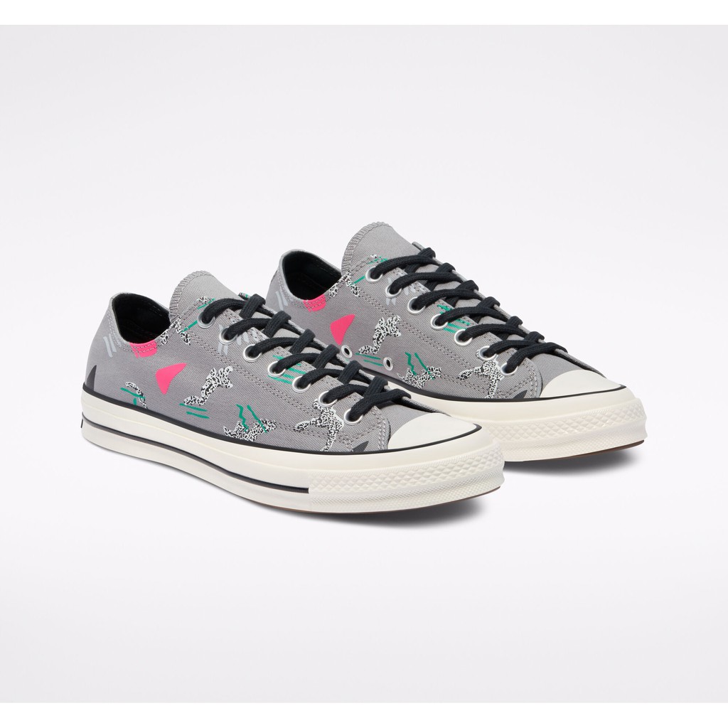 Sepatu Converse Chuck 70 70s Archive Skate Print Ox Dolphin Hyper PInk