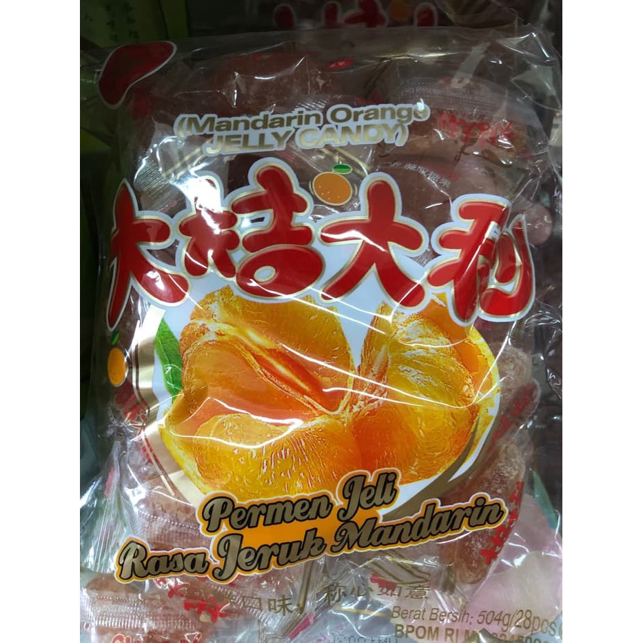 

Jelly Hongmao Permen Jelly Rasa Jeruk Mandarin HHR302