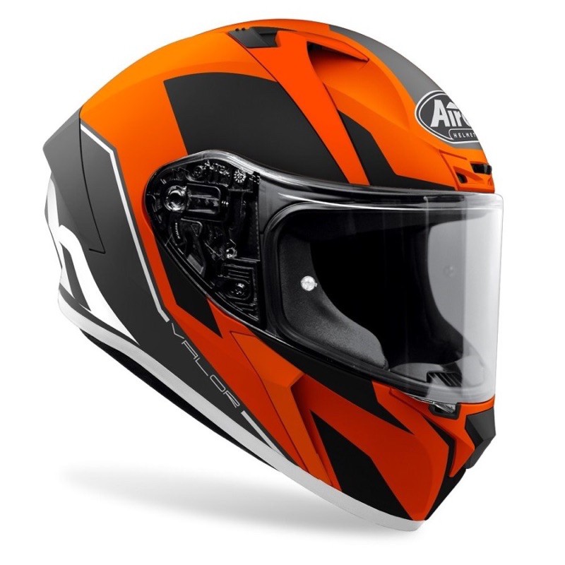 HELM AIROH VALOR WINGS ORANGE MATT. HELM MOTOR AIROH VALOR ORANGE MATT