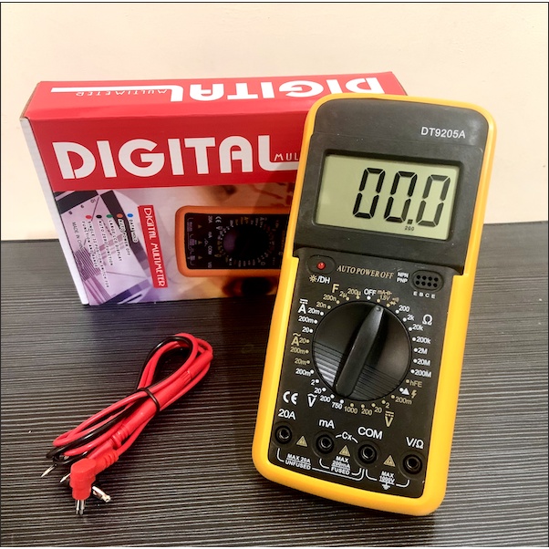 Multimeter Avometer Digital DT9205A  Multitester Digital