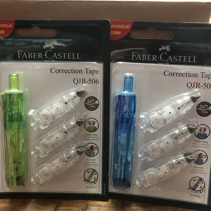 

NEW STOCK TIPEX KERTAS/ CORRECTION TAPE FABER-CASTELLATED QJR-506