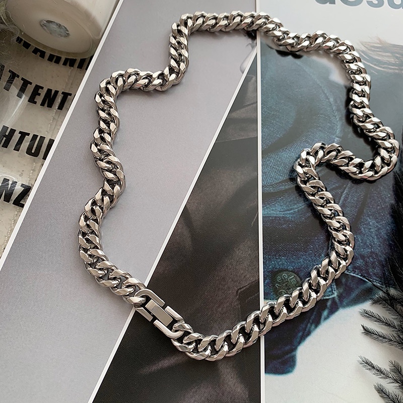 Chain Necklace Accessories Street Hip Hop Retro Trend