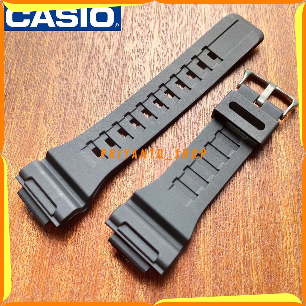 Tali Strap Jam Tangan Casio W-735 W 735H W735h Aftermarket Black