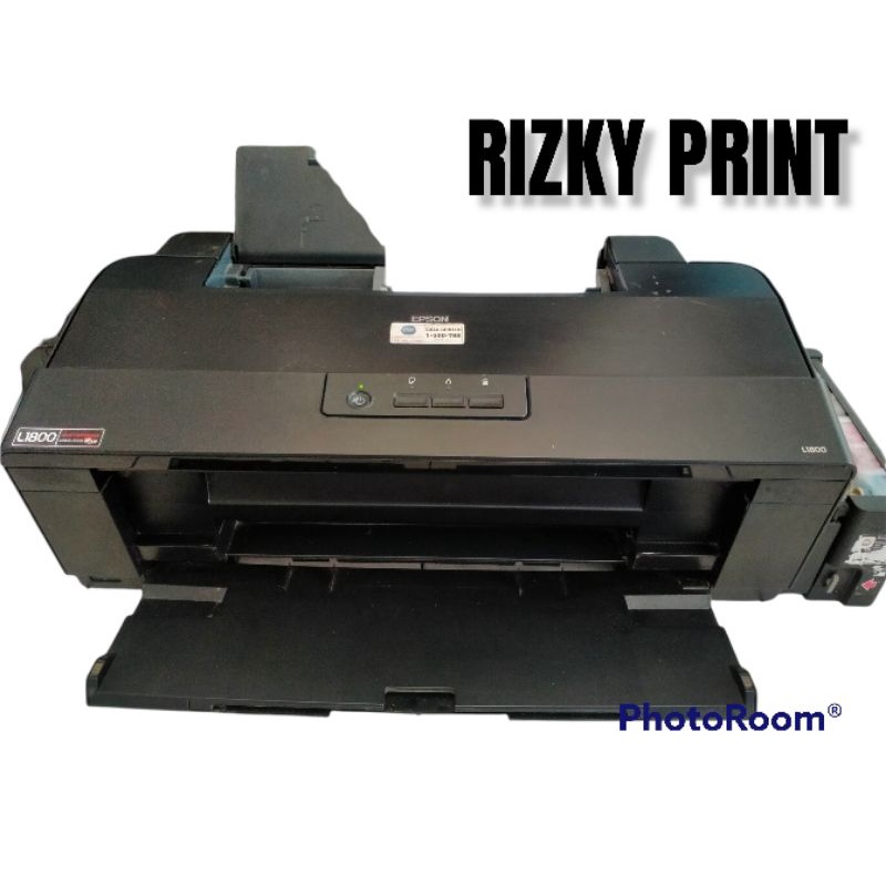 PRINTER EPSON L 1800 A3+ PRINTER 6 WARNA SUPORT DTF SABLON USSED