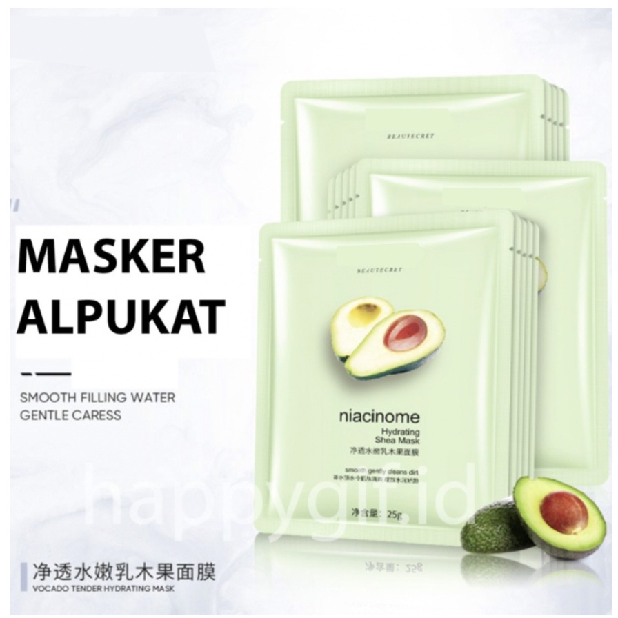 Peach Avocado Bio Sheet Mask Masker Wajah Bio BQ004 BQ014