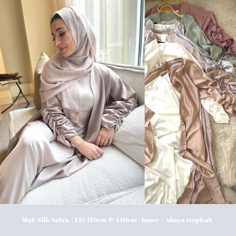 Abaya Dubai premium Kaftan lebaran