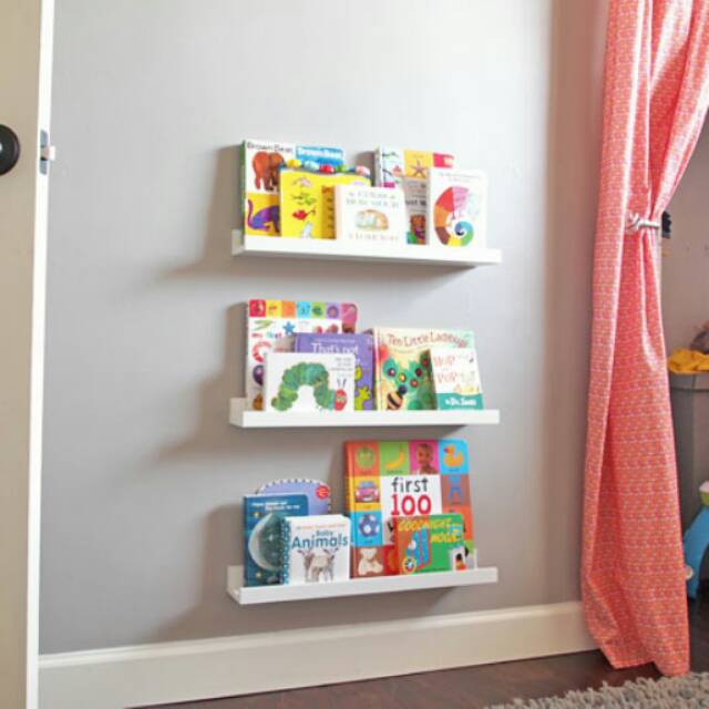 TwinsJ set 3pcs Rak buku anak Rak buku J minimalis Rak TwinsJ set 3pcs Rak buku anak Rak buku J minimalis Rak