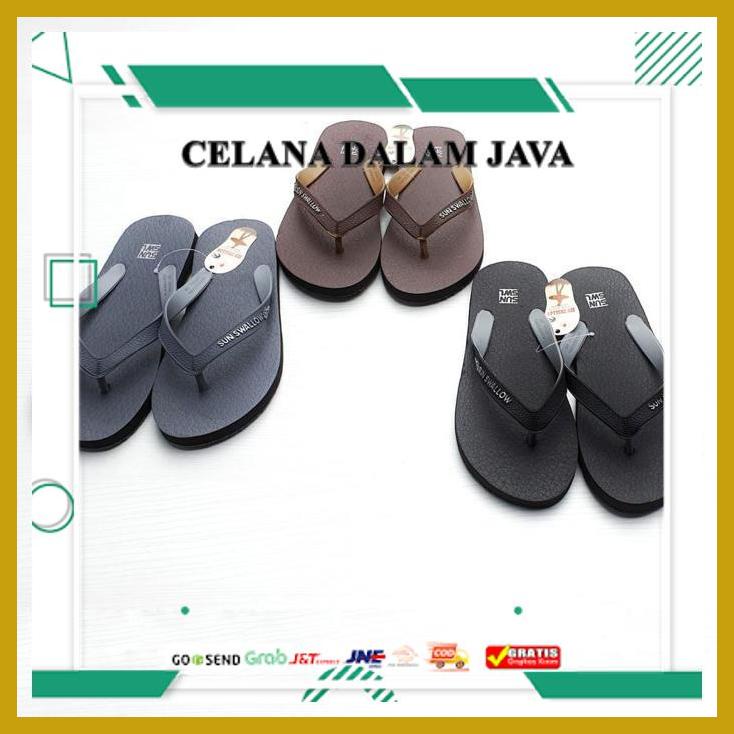 SANDAL JEPIT  PRIA SUN SWALLOW TRACK KUALITAS SANGAT BAIK