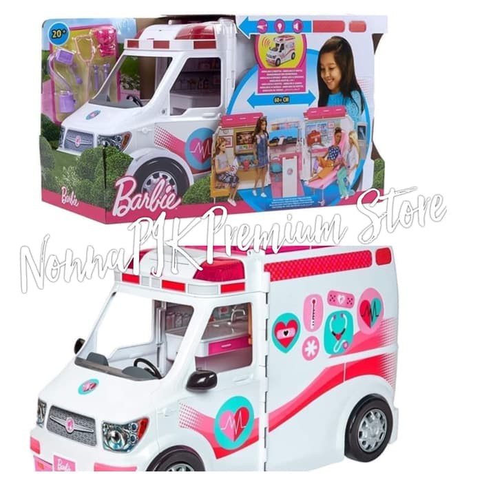 barbie care clinic vehicle