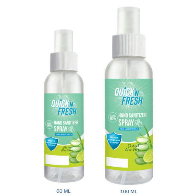 Handsanitizer spray Quick n Fresh 100ml