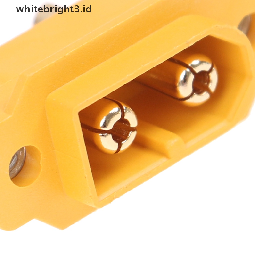 (whitebright3.id) 5pcs AMASS XT60E-M Plug XT60 Male Untuk RC Drone FPV Racing