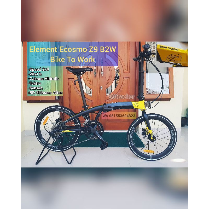 Sepeda Lipat Element Ecosmo Z9 Bike To Work