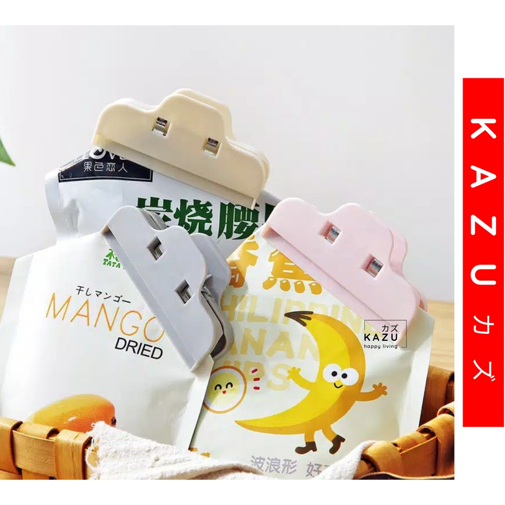 KAZU KHL149 Jepitan Snack Penutup Penjepit Kemasan Plastik Sealer Food Klip