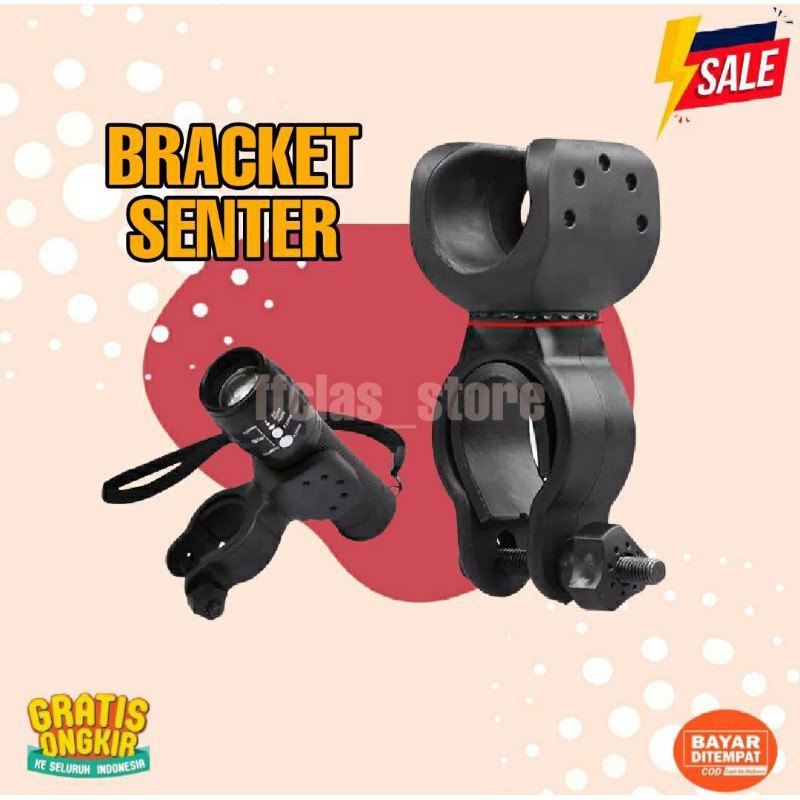 BRACKET SENTER HOLDER CLAMP LAMPU MOUNTING POLICE TERMURAH