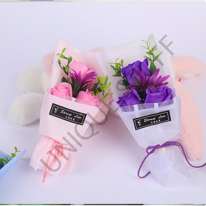 Artificial hand bouquet box bouquet bunga box buket bunga boneka