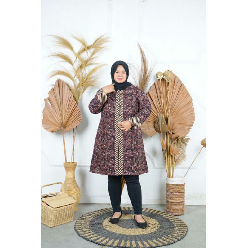 Tunik Batik Oversize/TUNIK Jumbo/TUNIK batik/Tunik Batik Jumbo/Batik OVERSIZE