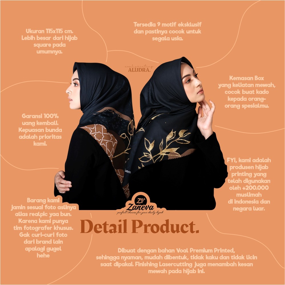 Galaxy Series Hijab Laser Cutting by Zaneva l PROMO RAMADHAN 2023