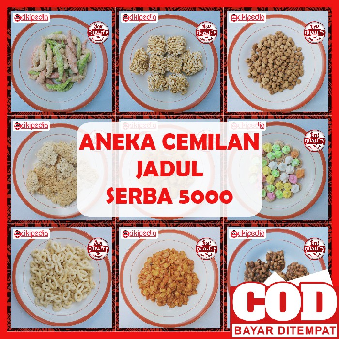 

CEMILAN JAMAN DULU SERBA 5 RIBU SNACK / MAKANAN RINGAN ENAK - CIKIPEDIA