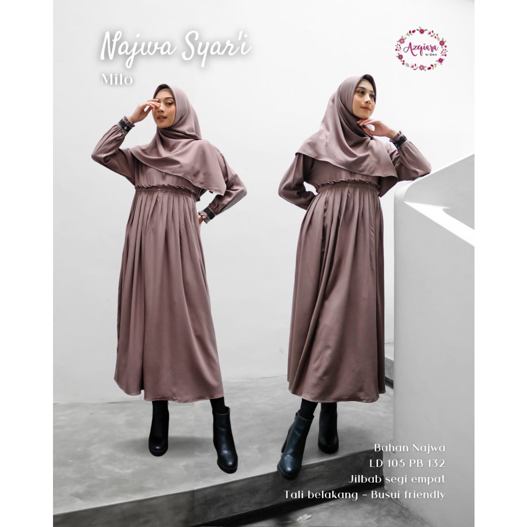 NAJWA SYARI gamismuslim dres original produk by qiara