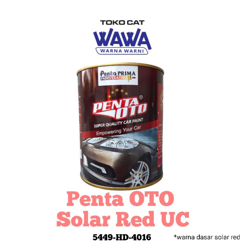 PENTA OTO cat pu pink Solar Red warna dasar merah doff honda yamaha pcx nmax scoopy 1ltr