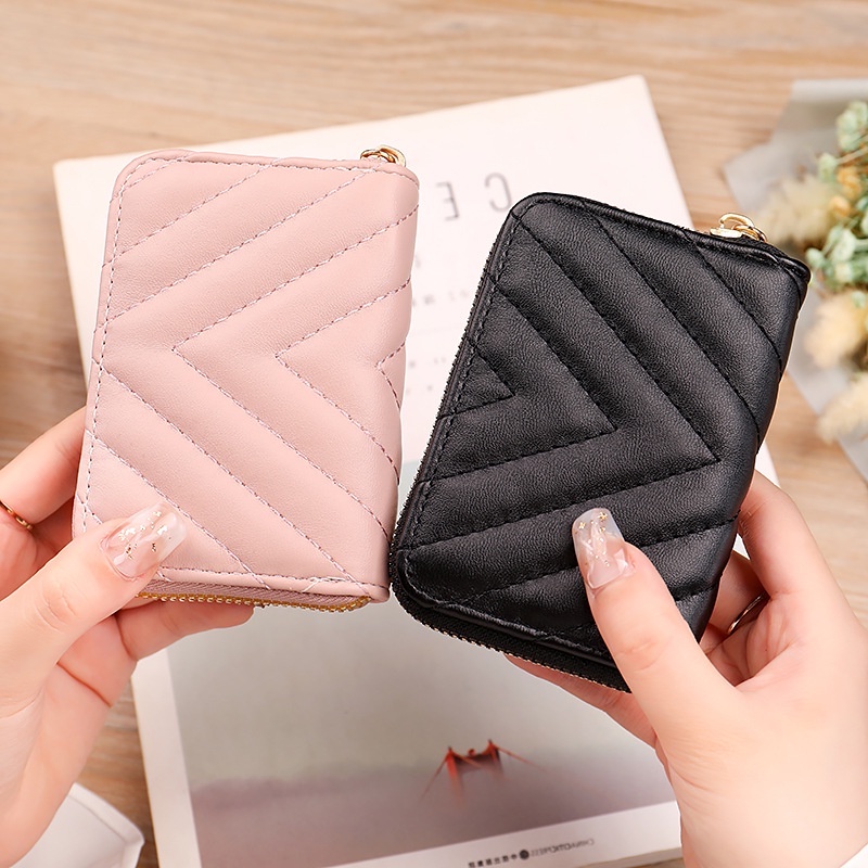 DOMPET KARTU WANITA IMPORT KULIT KIMARI MINI REMAJA KECIL UANG KOIN PENDEK CEWEK MURAH FASHION RESLETING KEKINIAN KOREA BATAM PREMIUM LUCU SIMPLE