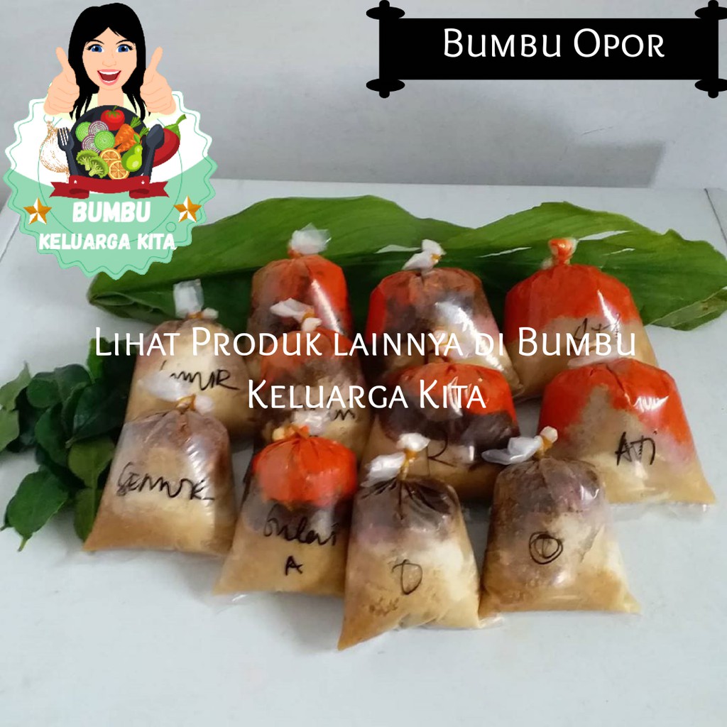 

Bumbu opor ayam sudah giling 250grm