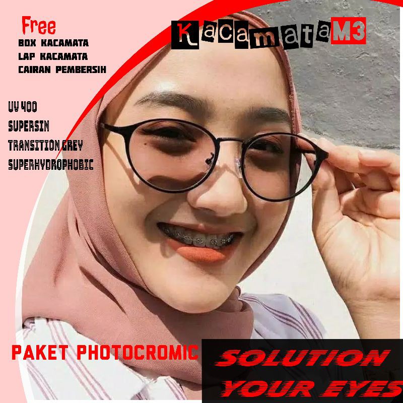 kacamata lensa photocromic antiradiasi boleh pilih yang blueray bisa normal minus plus cilinder tergantung permintaan sampai minus 5 cyl 2 harga masih sama tulis saja pesanan kaka di catatan saat order free box lap cairan pembersih kode 9614 size50-16-134