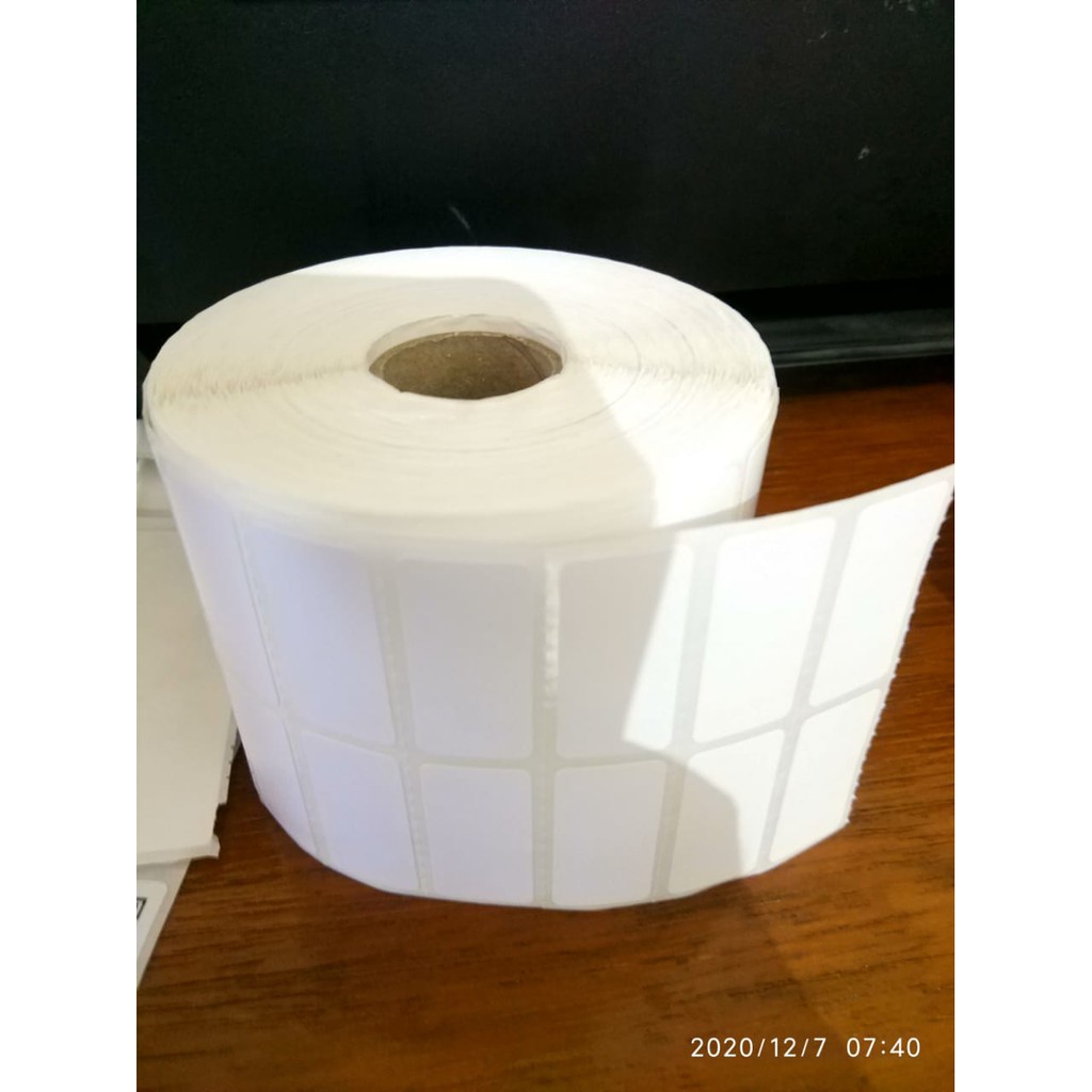 

LABEL THERMAL 33 X 15 2LINE ISI 5.000 PCS TANPA RIBBON CETAKAN SOLID