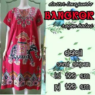 Daster jumbo lowo bangkok  grosir  baju  tidur murah wanita  
