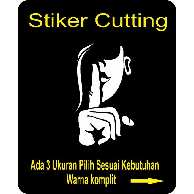 stiker siluet sttt!!