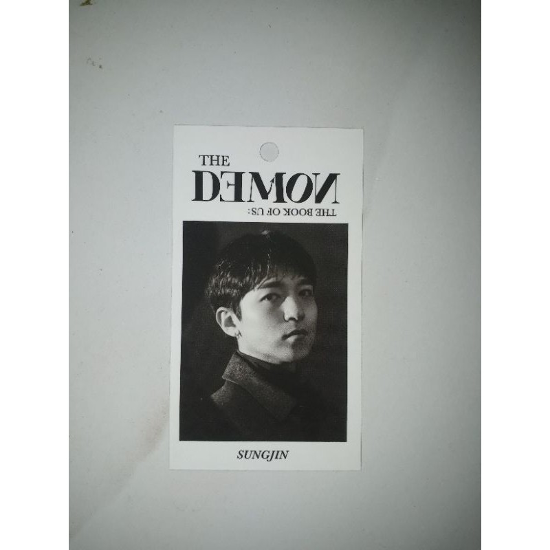 [Bookmark Sungjin] Day6 TBOU The Book of Us The Demon album Midnight ver Photocard Pola Polaroid