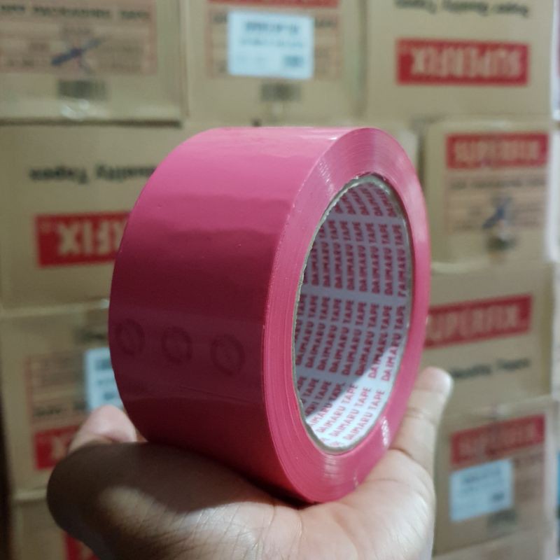OPP lakban warna Pink (Daimaru)