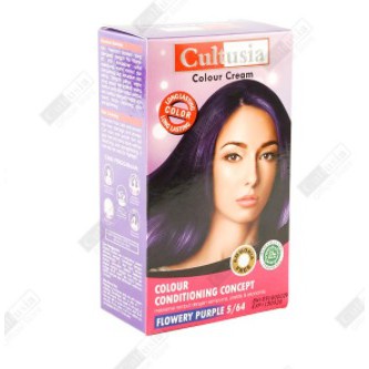 IDOLAKU Pewarna rambut Cultusia Hair Color Flowerly Purple 5/64 30 ML