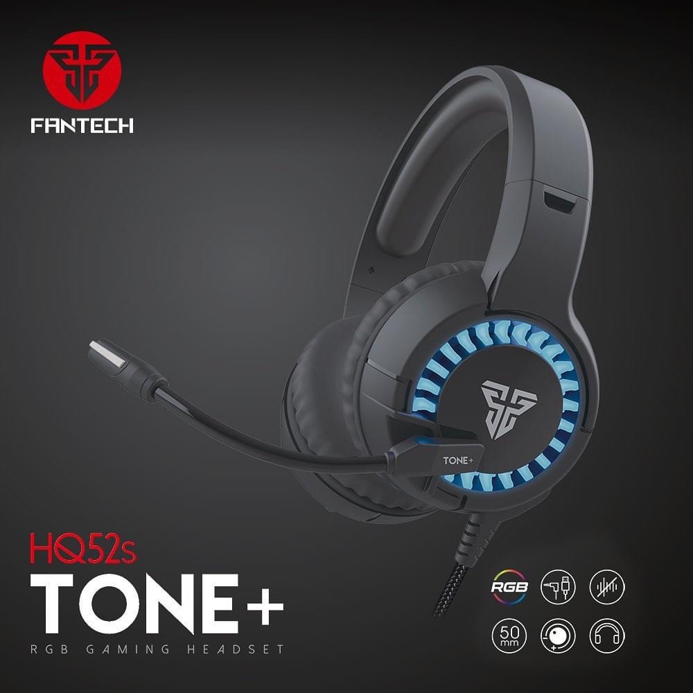 Fantech TONE+ HQ52S RGB - Gaming Headset | HQ-52s HQ5s TONE Plus