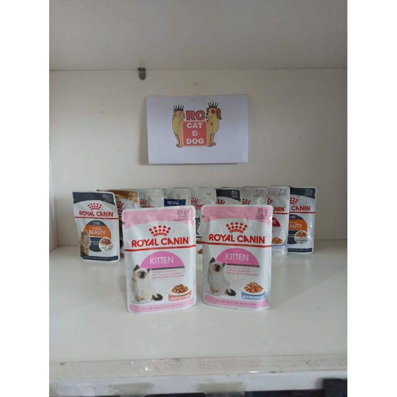 royal Canin Kitten (jelly &amp; gravy) Sachet Pouch 85gr/makanan kucing kitten catfood