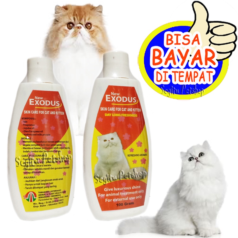 BEDAK KUCING ANTI JAMUR GATAL BAKTERI KITTEN EXODUS SKIN CARE