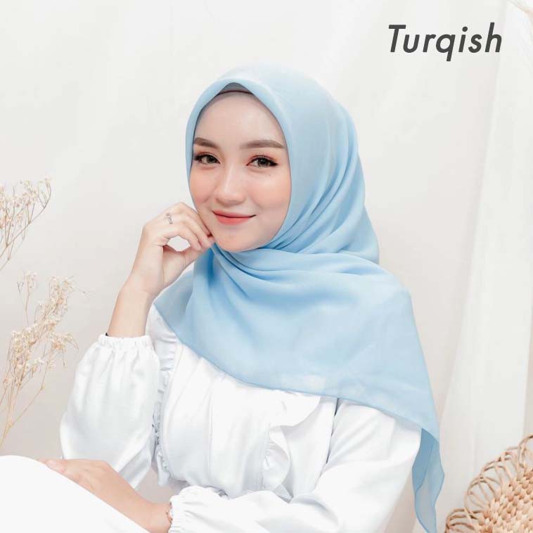 Bella Square Jilbab | Hijab Segiempat | Warna Part 2-Turqish