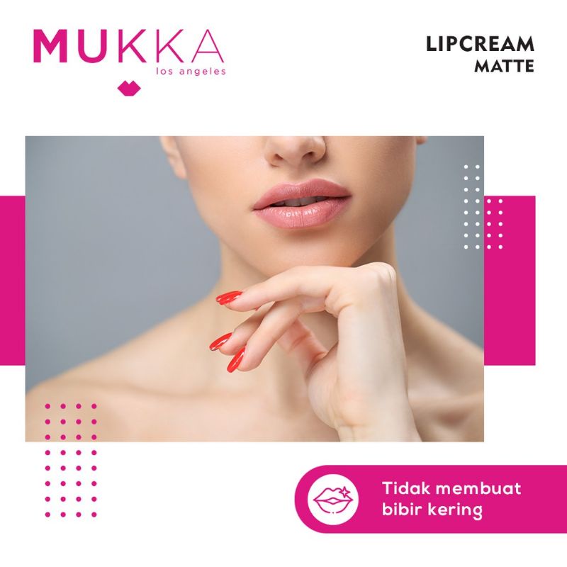 LIP CREAM MATTE BRAND MUKKA LOS ANGELES