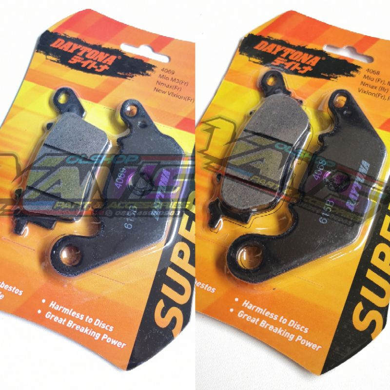 Kampas Rem Daytona Superstock DEPAN-BELAKANG All Nmax 155 ABS Dan NON ABS Original Daytona Jepang