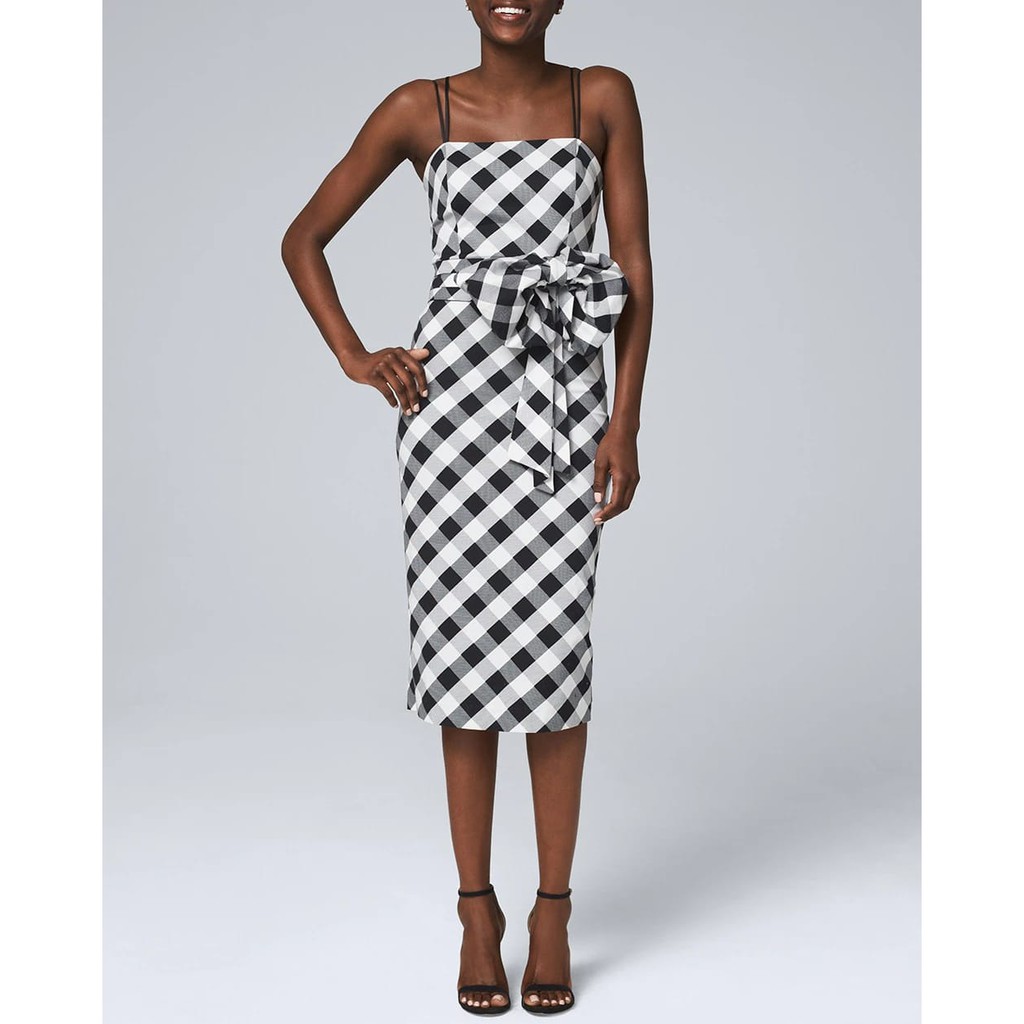 WHBM gingham party dress ori